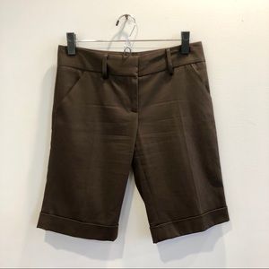 Diane Von Furstenberg Brown Bermuda shorts size 2